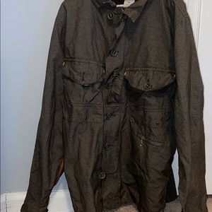 Unique Prps Brown Button Down Shirt